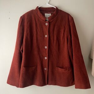 Linea by Louis Dell'Olio Women's Rust Blazer